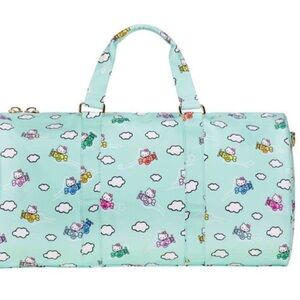 Stoney Clover Lane Hello Kitty Airplane Print Duffle